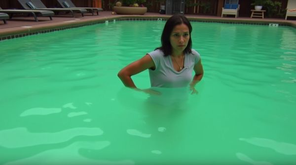 Que faire face à une eau verte en piscine ?