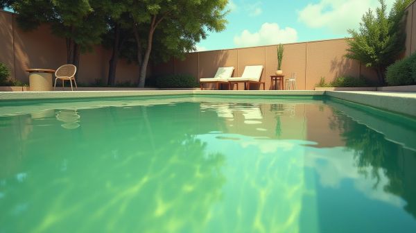 Que faire face à une eau verte en piscine ?